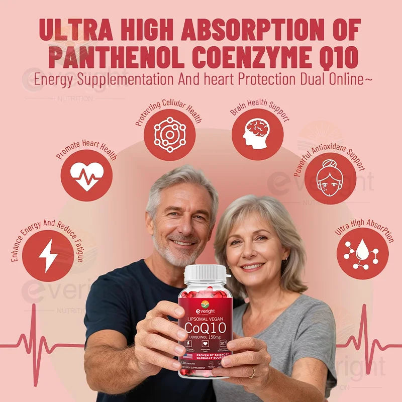 Liposomal CoQ10 150mg Ubiquinol Supplement Capsules