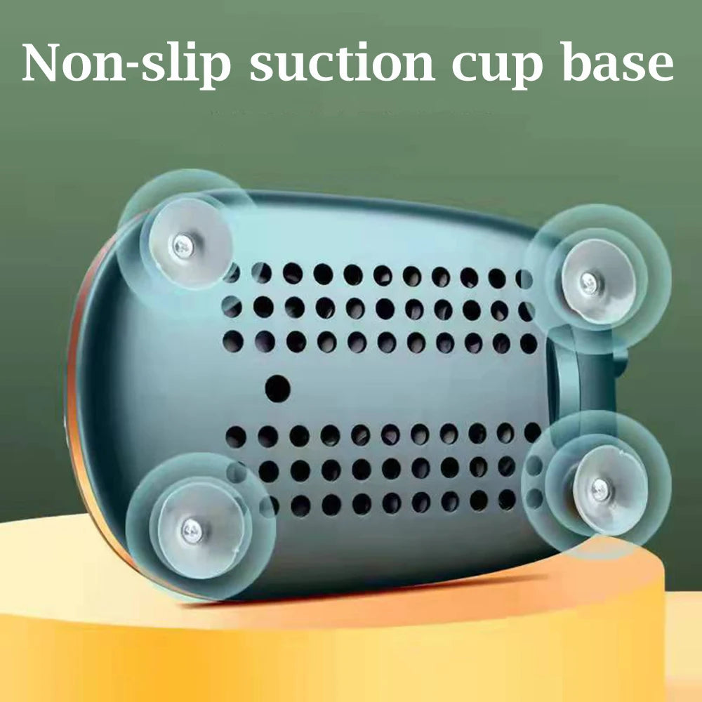 Hand-Cranked Manual Fruit Peeler with Divider and Spare Blades