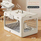 Portable Folding Travel Pet Carrier Box for Cats Dogs