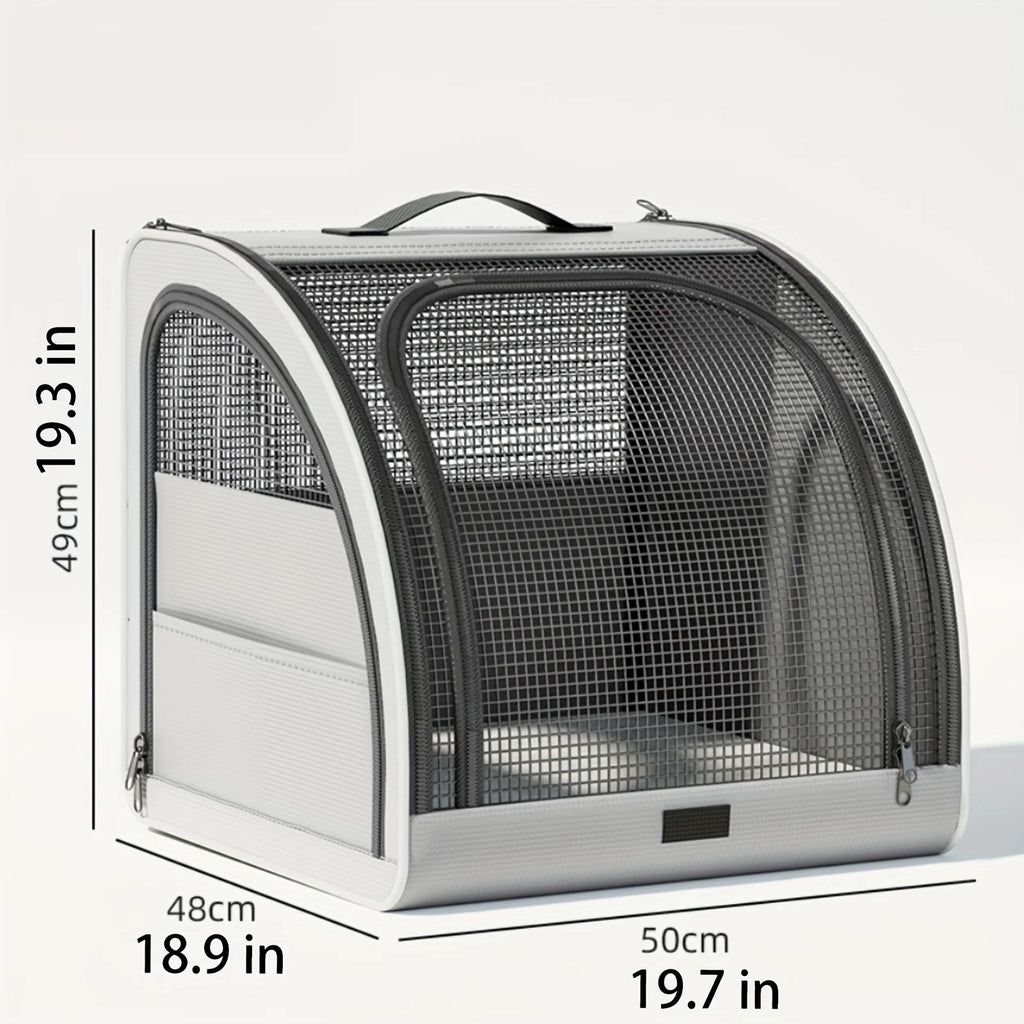 Portable Pet Car Bed Travel Seat for Dogs Cats