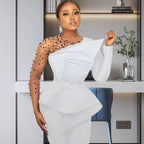 Women's Mesh Shirt and Wide Leg Pants Two-Piece Set yj129