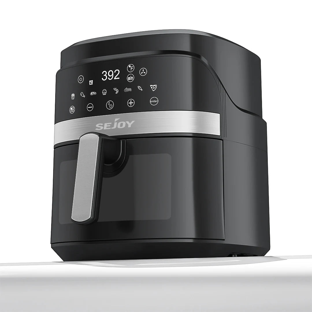 6-Quart 8-in-1 Digital Touchscreen Air Fryer with Ceramic Coating
