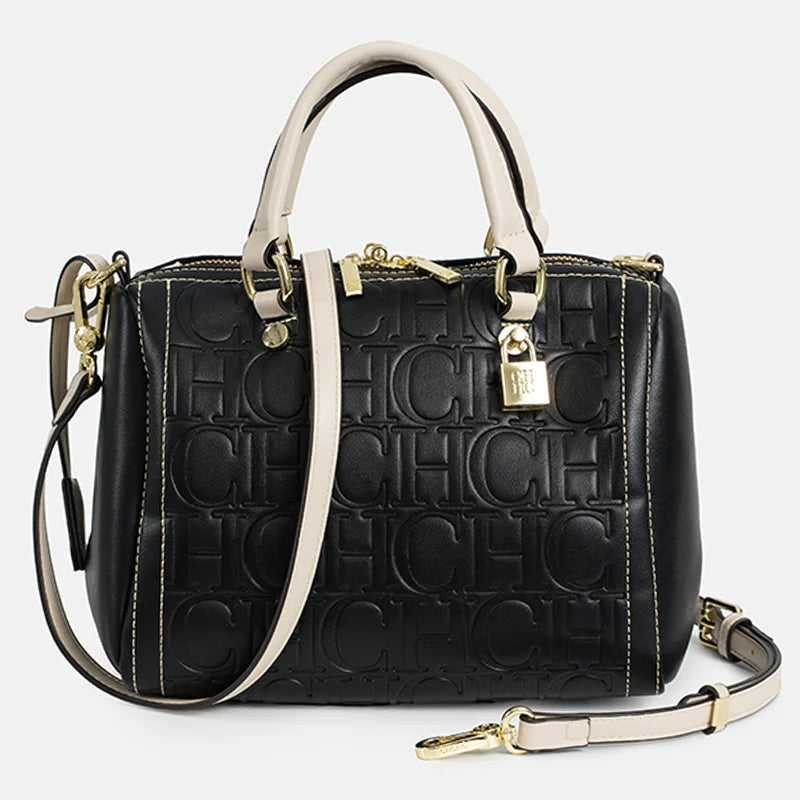 Women's Letter Print Boston Crossbody Shoulder Bag