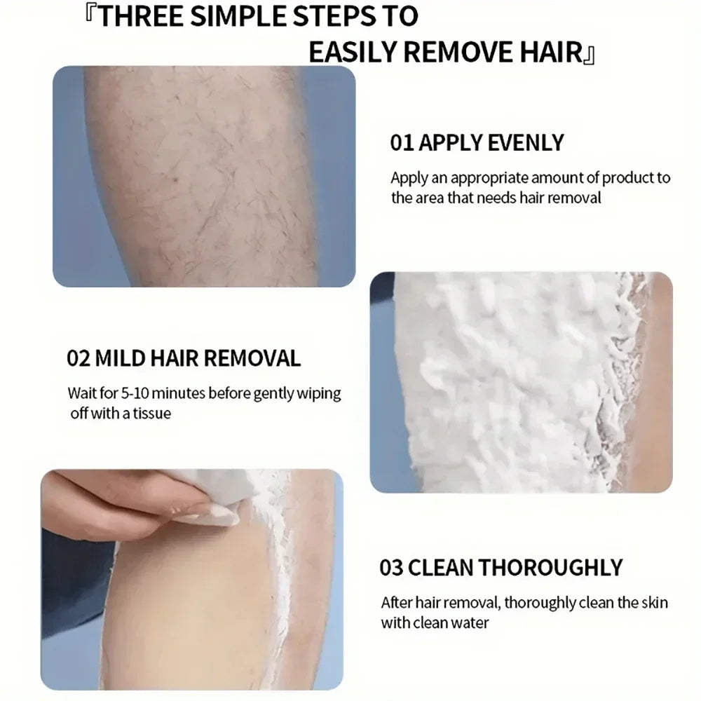 Men's Painless Hair Removal Cream