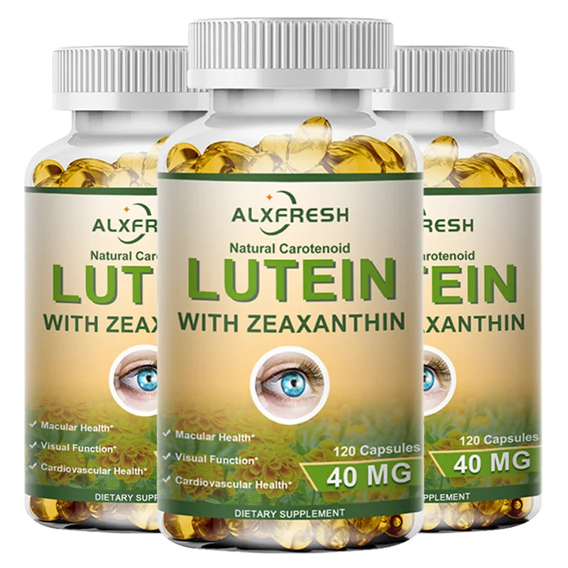 Lutein & Zeaxanthin Eye Health Supplement Capsules for Adults