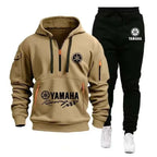 Men's Half Zip Hoodie and Jogger Pants Set