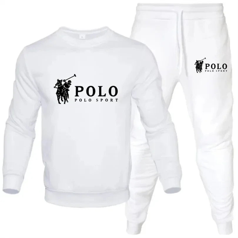 Men's 2-Piece Crewneck Sweatshirt and Jogger Pants Set
