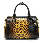 Women's Crocodile Pattern PU Leather Handbag Crossbody Bag