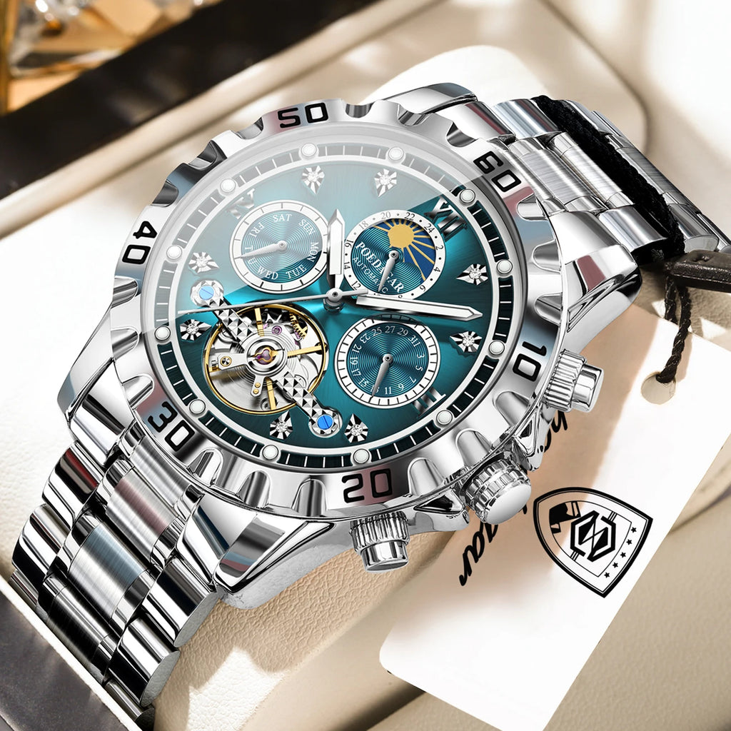 Men's Luxury Hollow Tourbillon Automatic Mechanical Watch
