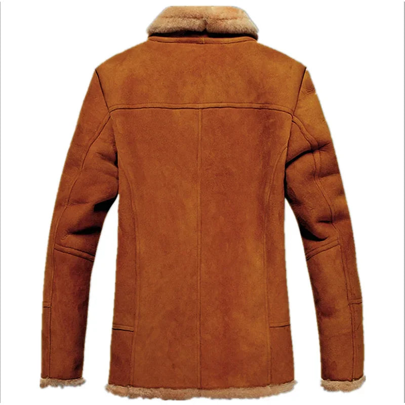 Men's Thickened Faux Fur Winter Coat Jacket
