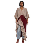 Women's African Asymmetric Dashiki Maxi Dress