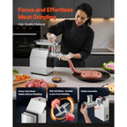 Commercial Electric Meat Grinder and Sausage Stuffer