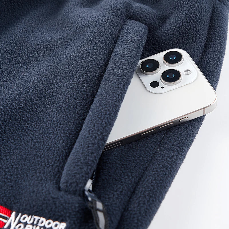 Men's Thick Fleece Lined Sportswear Tracksuit Set