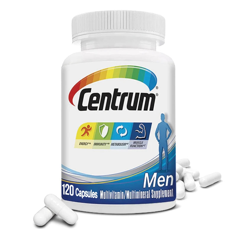 Men Multivitamin and Minerals Energy Metabolism Dietary Supplement Capsules