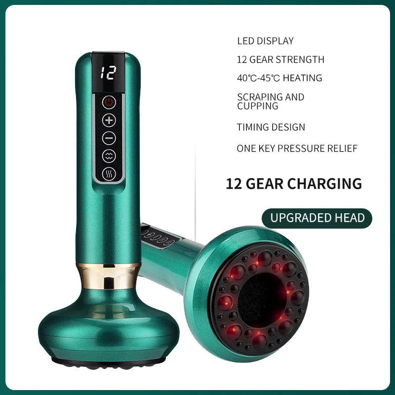 Electric Cupping Massager with Infrared Heating