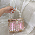 Women's Luxury Hollow Out Rhinestone Evening Clutch Bag