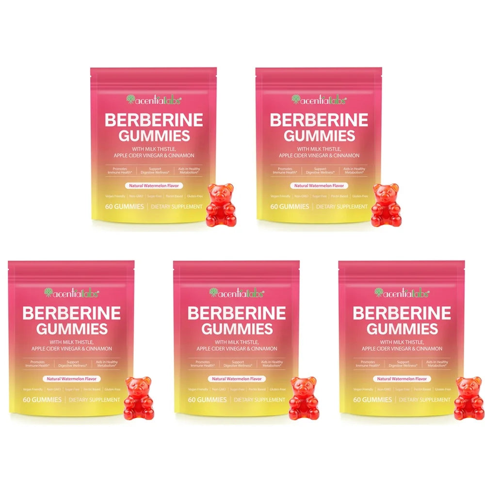 Berberine Milk Thistle Cinnamon ACV Dietary Supplement Gummies