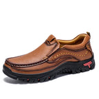 Men's Handmade Leather Slip-On Driving Shoes