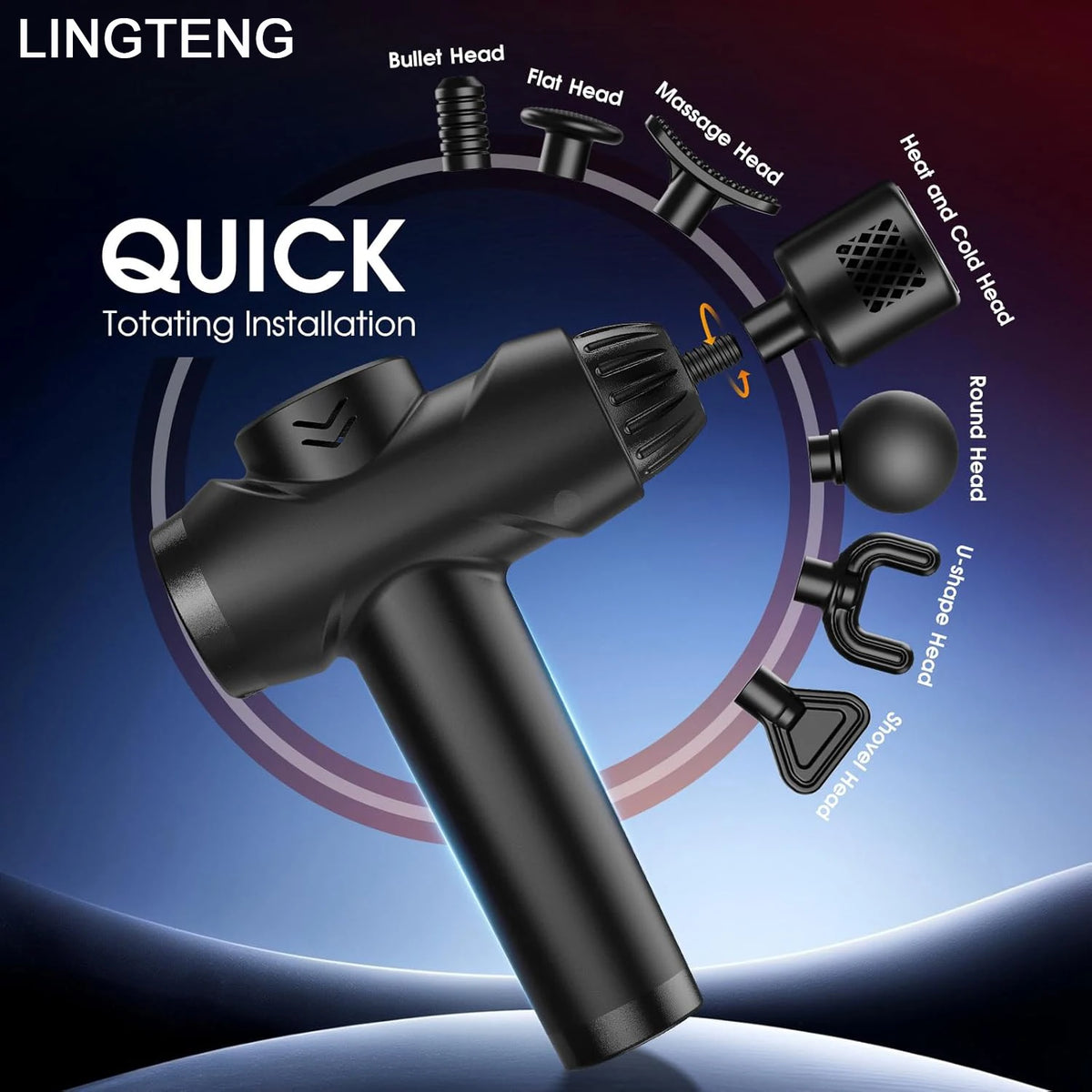 Hot and Cold Deep Tissue Muscle Percussion Massage Gun