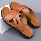 Men's Breathable Anti-Slip Slip-On Slippers
