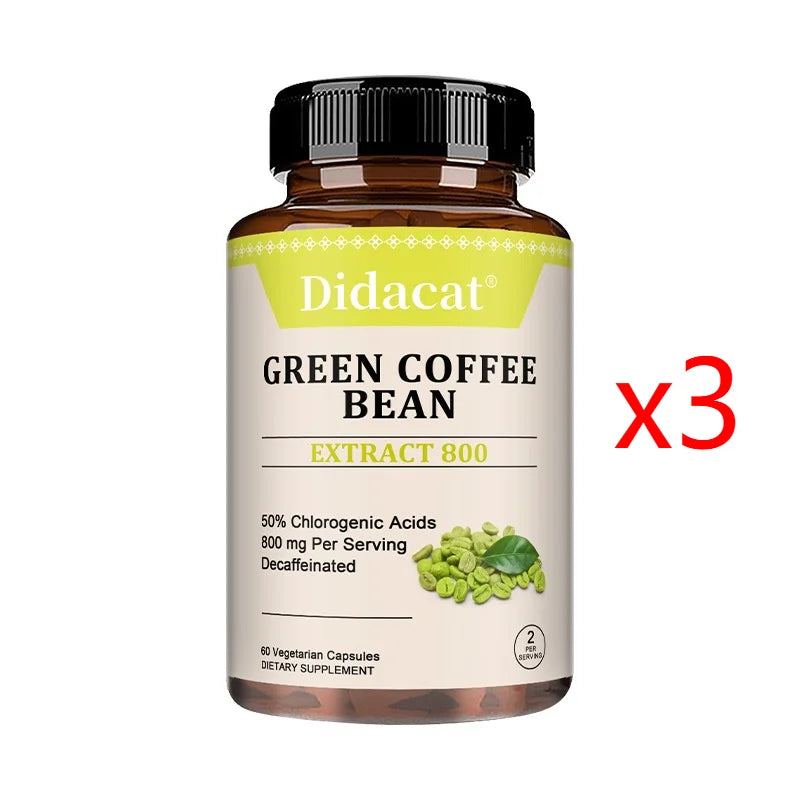 Green Coffee Bean Capsules for Appetite & Weight Support