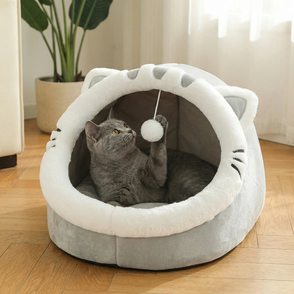 Universal Soft Cave Bed House for Cats Dogs