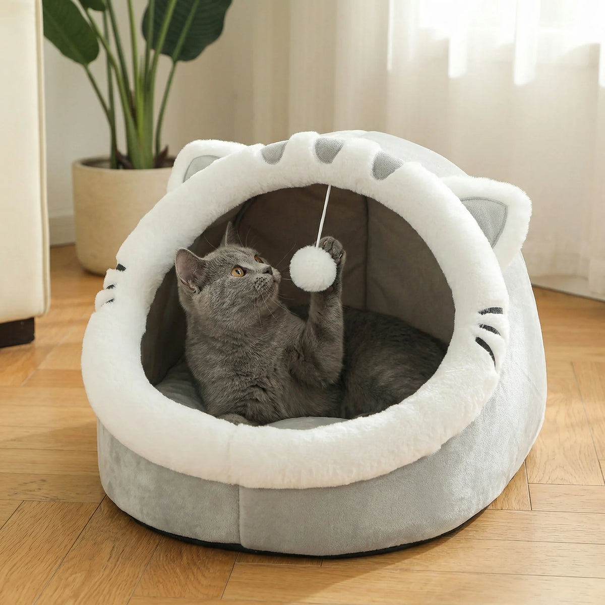 Universal Soft Cave Bed House for Cats Dogs