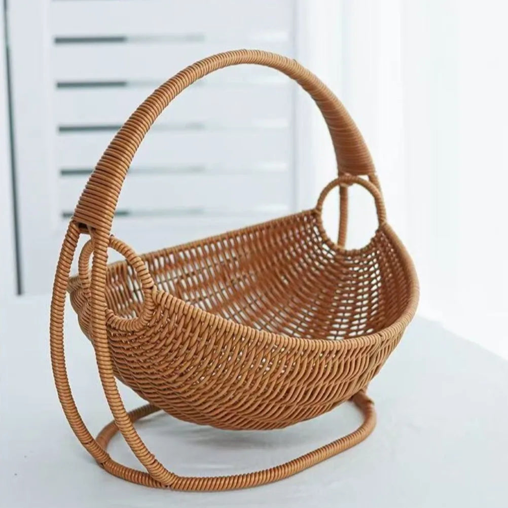 Rattan Design Hanging Cat Hammock Bed with Bracket