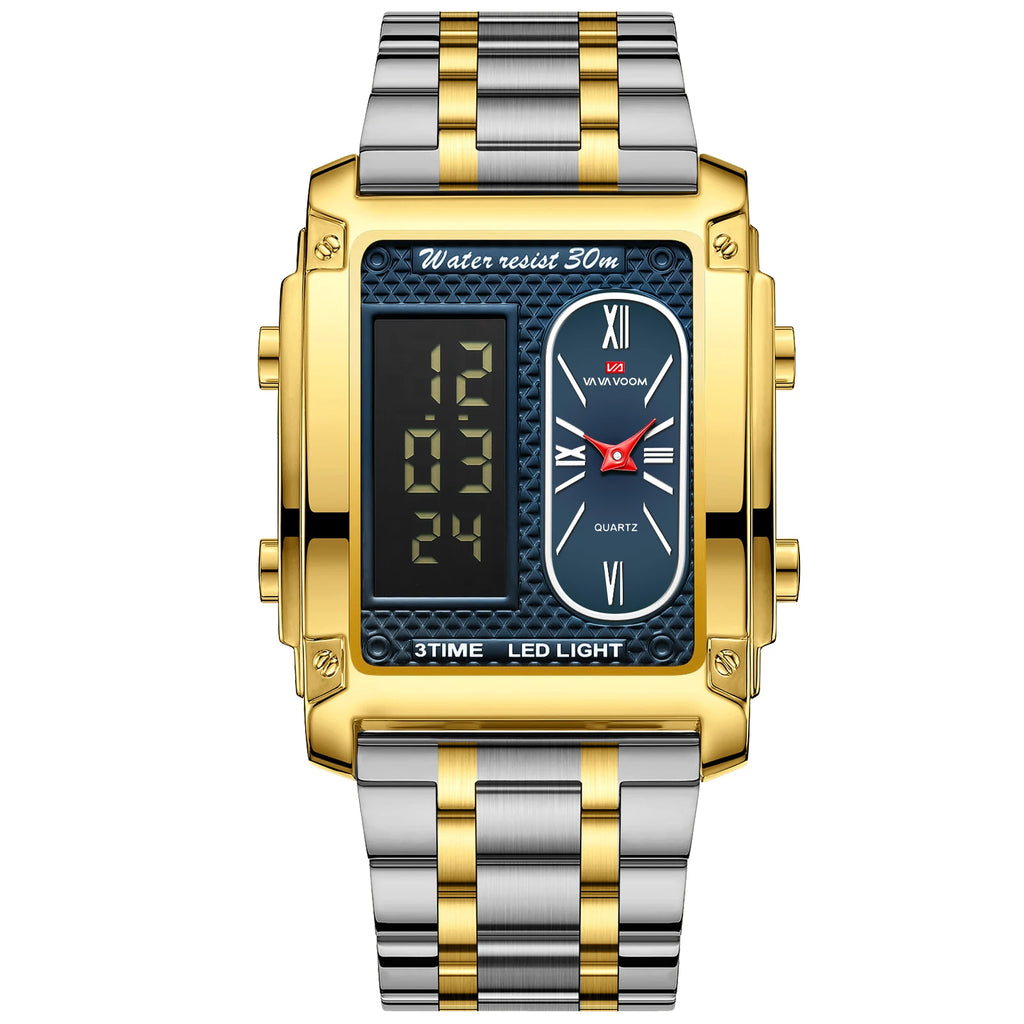 Men's Luxury Stainless Steel Quartz Watch 2561