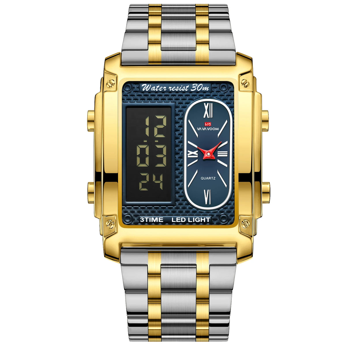 Men's Luxury Stainless Steel Quartz Watch 2561