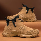 Men's High-Top Side-Zipper Work Casual Boots