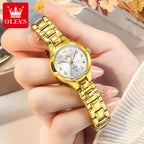 Men's Quartz Stainless Steel Watch with Calendar