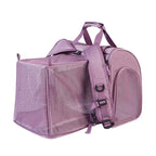 Expandable Mesh Travel Pet Carrier Backpack for Cats