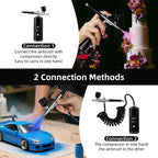 Rechargeable Wireless Airbrush Kit with Compressor Spray Gun