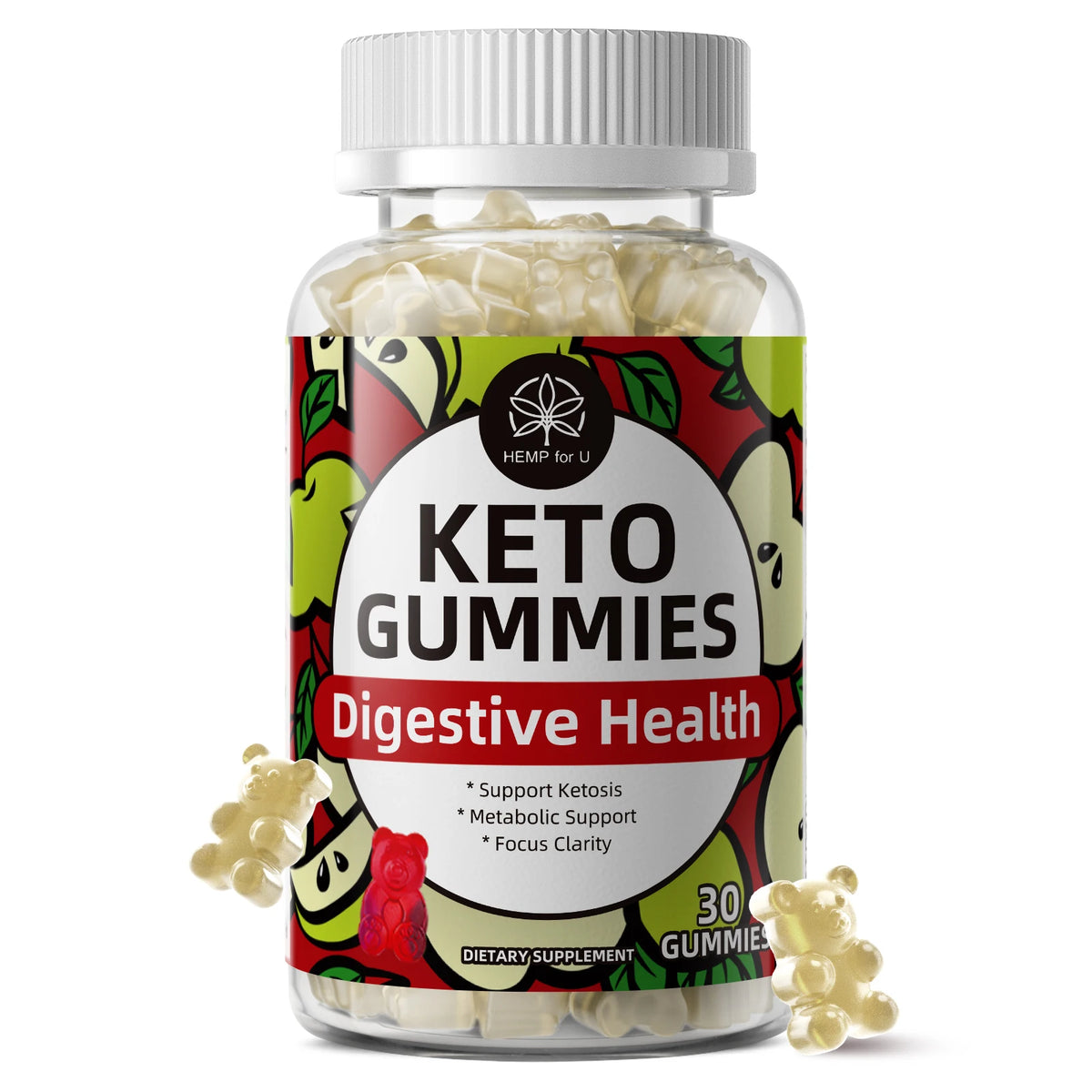 Apple Cider Vinegar Weight Management Detox Dietary Supplement Gummies