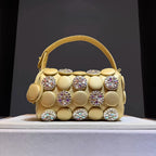 Women's Fashion Diamond Bucket Shoulder Crossbody Bag