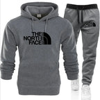 Men's Printed Hoodie and Pants Set