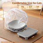 Compact Automatic Self Cleaning Cat Litter Box for Cats