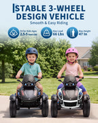 Kids 12V Electric 3-Wheel Ride-On ATV Toy