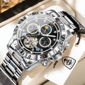 Men's Luxury Hollow Tourbillon Automatic Mechanical Watch