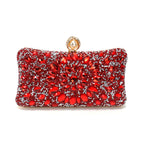 Women's Luxury Pearl Rhinestone Evening Clutch Bag