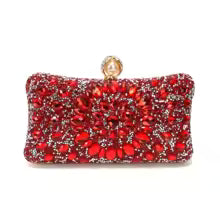 Women's Luxury Pearl Rhinestone Evening Clutch Bag