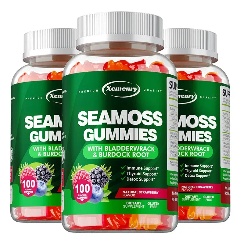 Sea Moss Thyroid and Joint Health Support Dietary Supplement Gummies