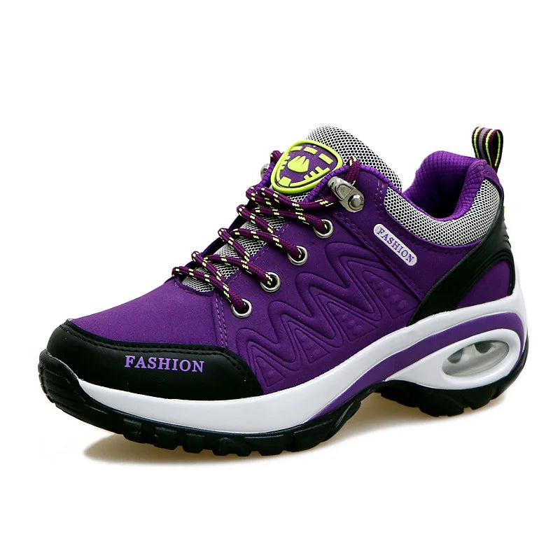 Women's Platform Non-Slip Low Top Running Shoes