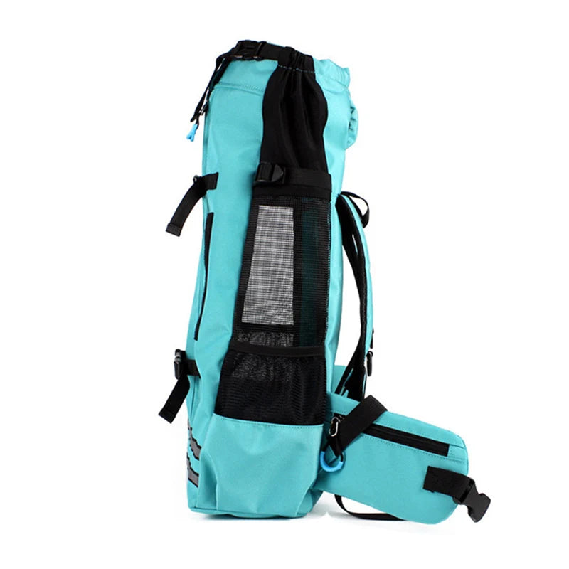Breathable Pet Backpack Dog Carrier Bag with Waist Belt