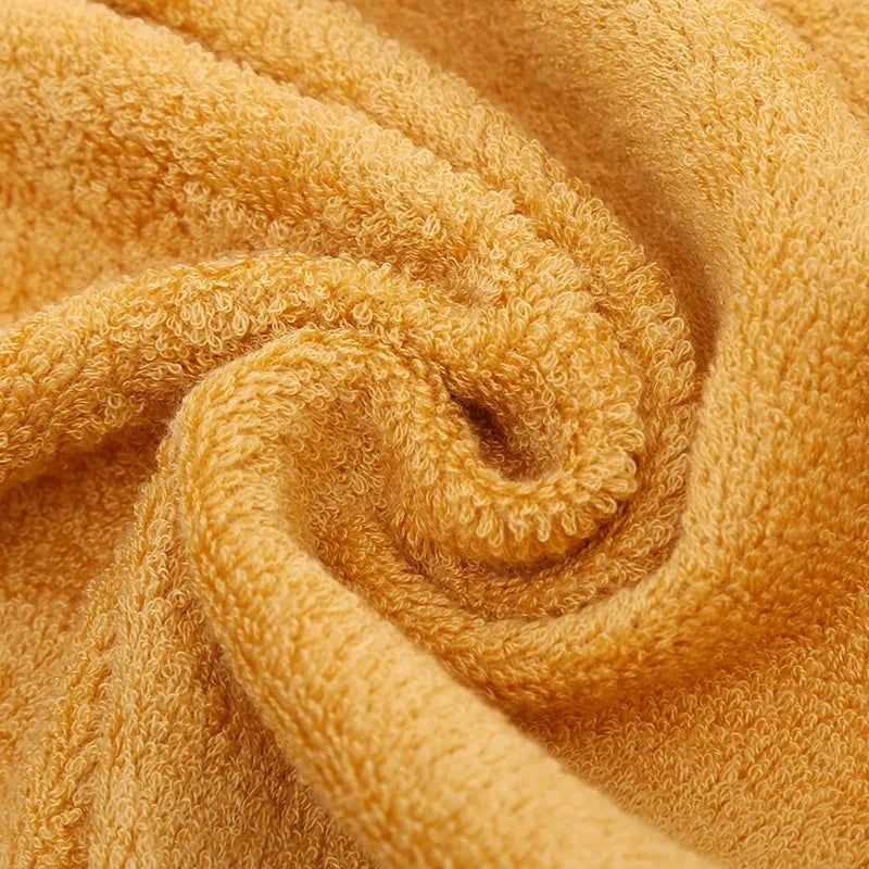 Bamboo Fiber Bath Towel Set Thick Absorbent Jacquard