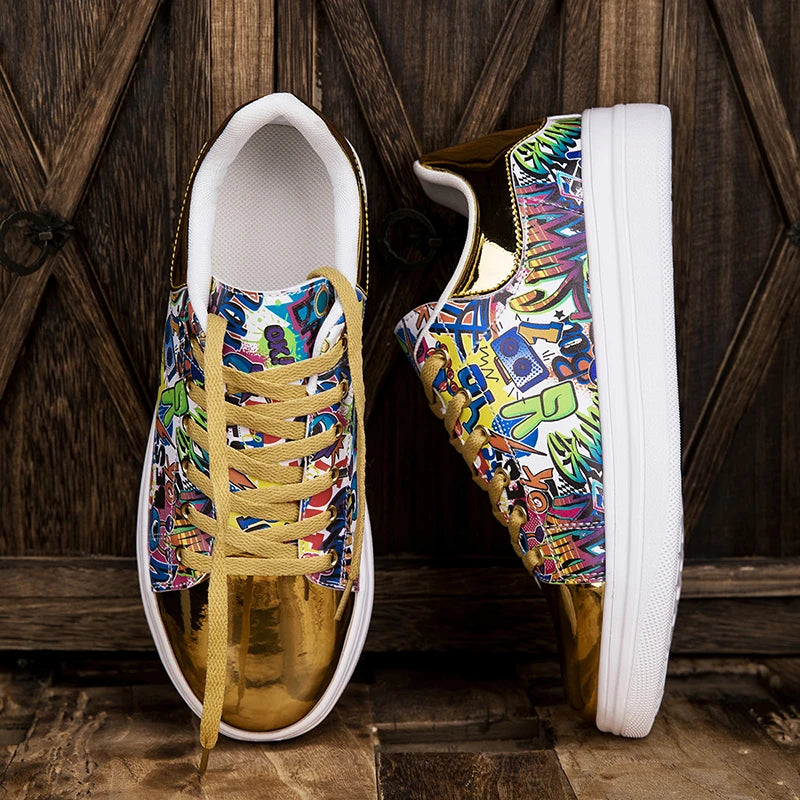 Men's Lightweight Breathable Skate Sneakers