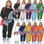 Women's African Patchwork Top and Pants Two-Piece Set