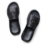 Men's Luxury Roman Leather Slip-On Sandals