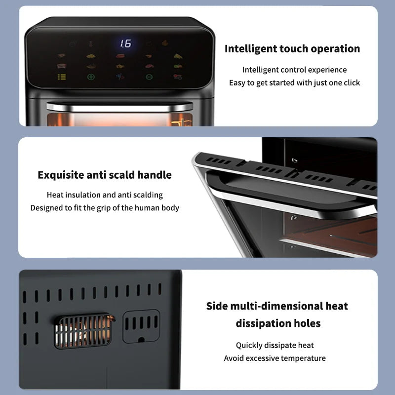 10.6-Quart Multifunctional Electric Air Fryer and Convection Oven
